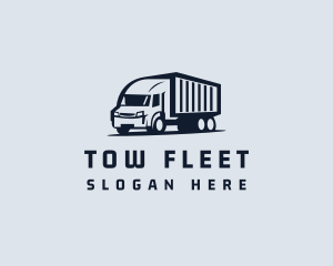 Freight Trucking Transportation logo design