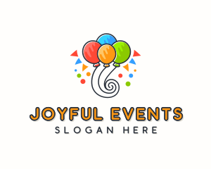 Party Supplies Balloon logo