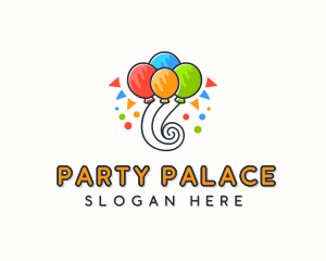 Party Supplies Balloon logo design