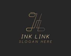 Elegant Fashion Boutique  Letter I logo design