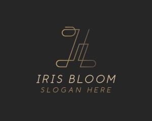 Elegant Fashion Boutique  Letter I logo design