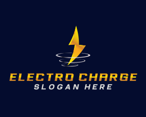 Lightning Thunder Energy logo design