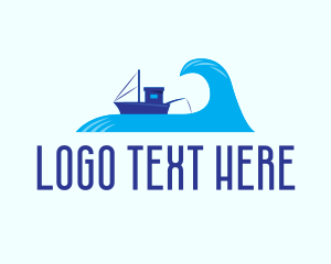 Ocean Fishing Vessel logo