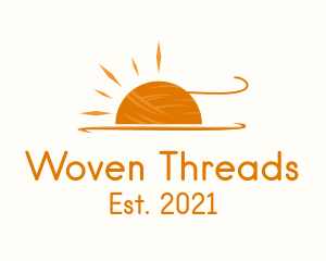 Orange Sun Crochet  logo design