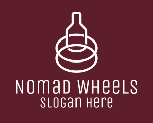 Bottle Wheel Brewery logo design