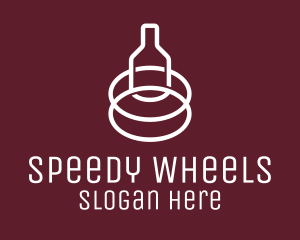 Bottle Wheel Brewery logo design