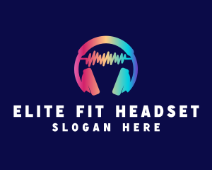 Modern Colorful Headset logo design