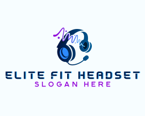 Audio Sound Headset logo design