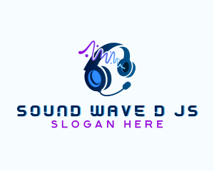 Audio Sound Headset logo design