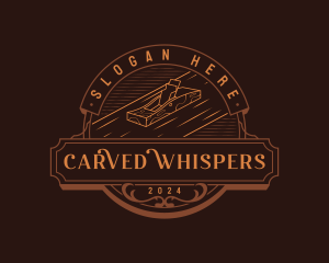 Carpentry  Planer Woodwork logo design