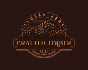 Carpentry  Planer Woodwork logo design