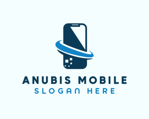 Mobile Phone Communication  logo design