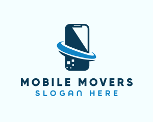 Mobile Phone Communication  logo design