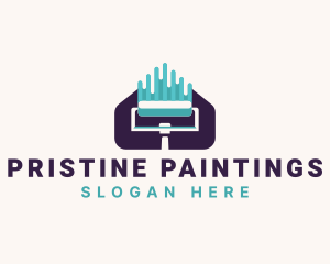 Paint Roller Refurbish logo design