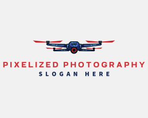 Surveillance Drone Camera logo design