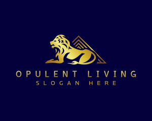 Luxury Lion Animal logo