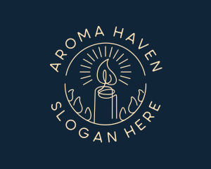 Aroma Candle Boutique logo design