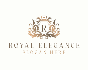 Royal Monarchy Shield logo design