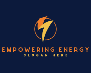 Lightning Bolt Energy logo design