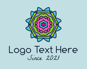 Colorful Kaleidoscope Decoration logo