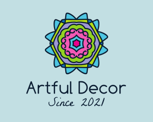 Colorful Kaleidoscope Decoration logo design