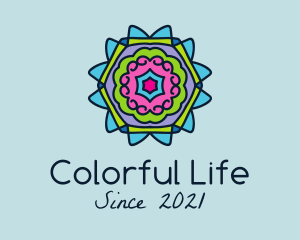 Colorful Kaleidoscope Decoration logo design