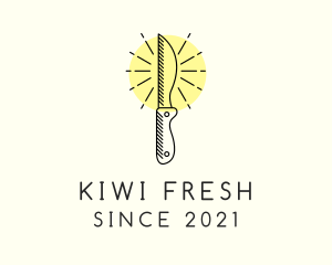 Chef Kitchen Knife logo design