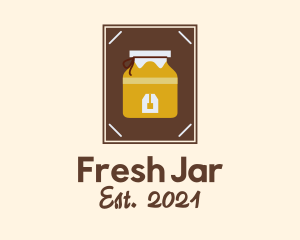 Teabag Fermentation Jar logo design