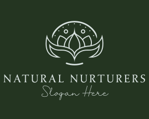 Modern Wellness Nature logo design