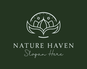 Modern Wellness Nature logo design