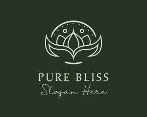 Modern Wellness Nature logo design