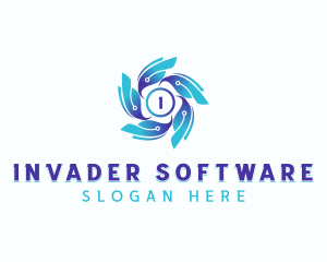 Cyber Technology Software logo design