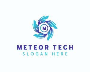 Cyber Technology Software logo design