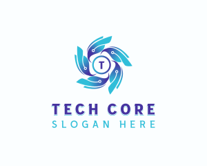 Cyber Technology Software logo design