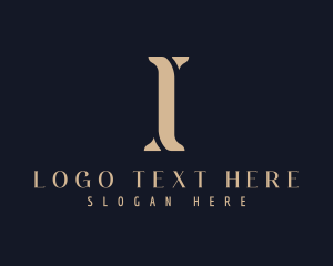 Elegant Modern Agency Letter I logo design