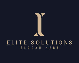 Elegant Modern Agency Letter I logo design