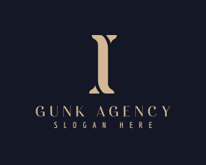 Elegant Modern Agency Letter I logo design