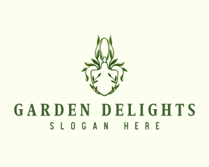 Garden Shovel Trowel logo design