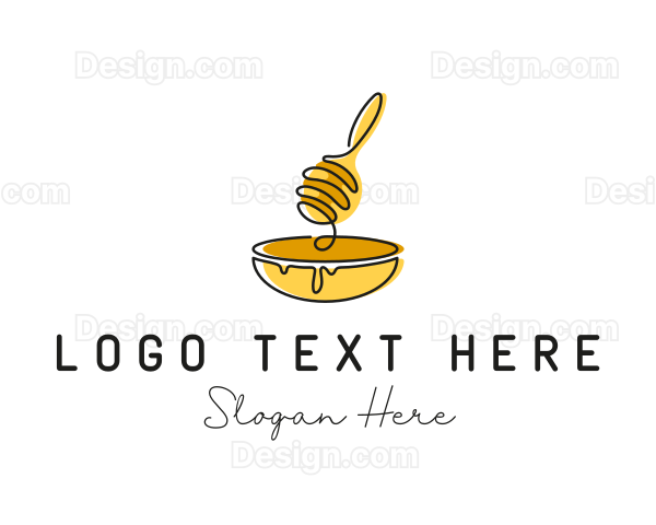 Honey Dipper Bowl Kitchen Logo