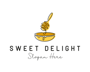 Honey Dipper Bowl Kitchen logo design