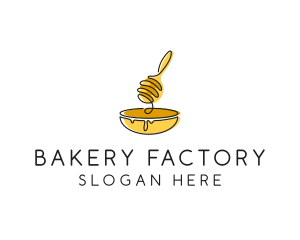 Honey Dipper Bowl Kitchen logo design