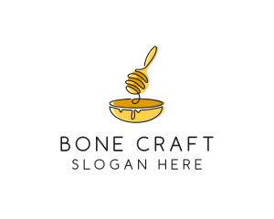 Honey Dipper Bowl Kitchen logo design