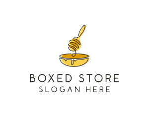 Honey Dipper Bowl Kitchen logo design