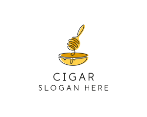 Honey Dipper Bowl Kitchen logo design