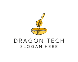 Honey Dipper Bowl Kitchen logo design