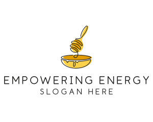 Honey Dipper Bowl Kitchen logo design