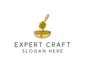 Honey Dipper Bowl Kitchen logo design