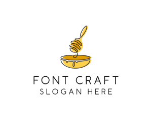 Honey Dipper Bowl Kitchen logo design