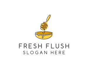 Honey Dipper Bowl Kitchen logo design