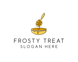 Honey Dipper Bowl Kitchen logo design